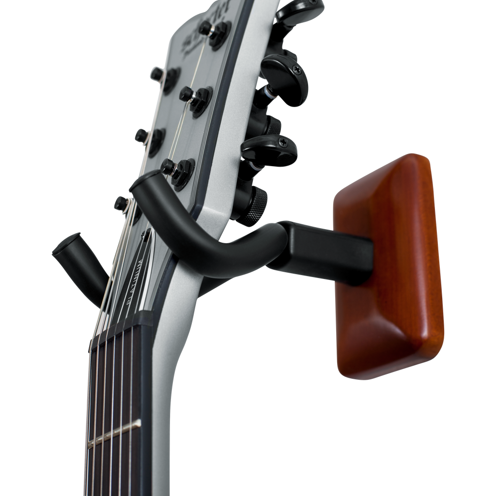 Mahogany Wall Mount Guitar Hanger