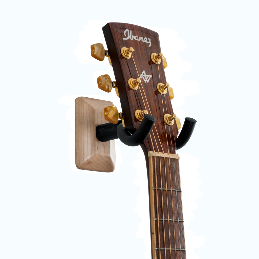 Maple Wall Mount Guitar Hanger