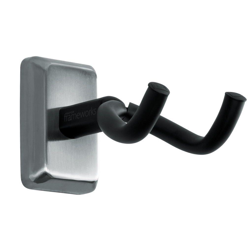 Chrome Wall Mount Guitar Hanger