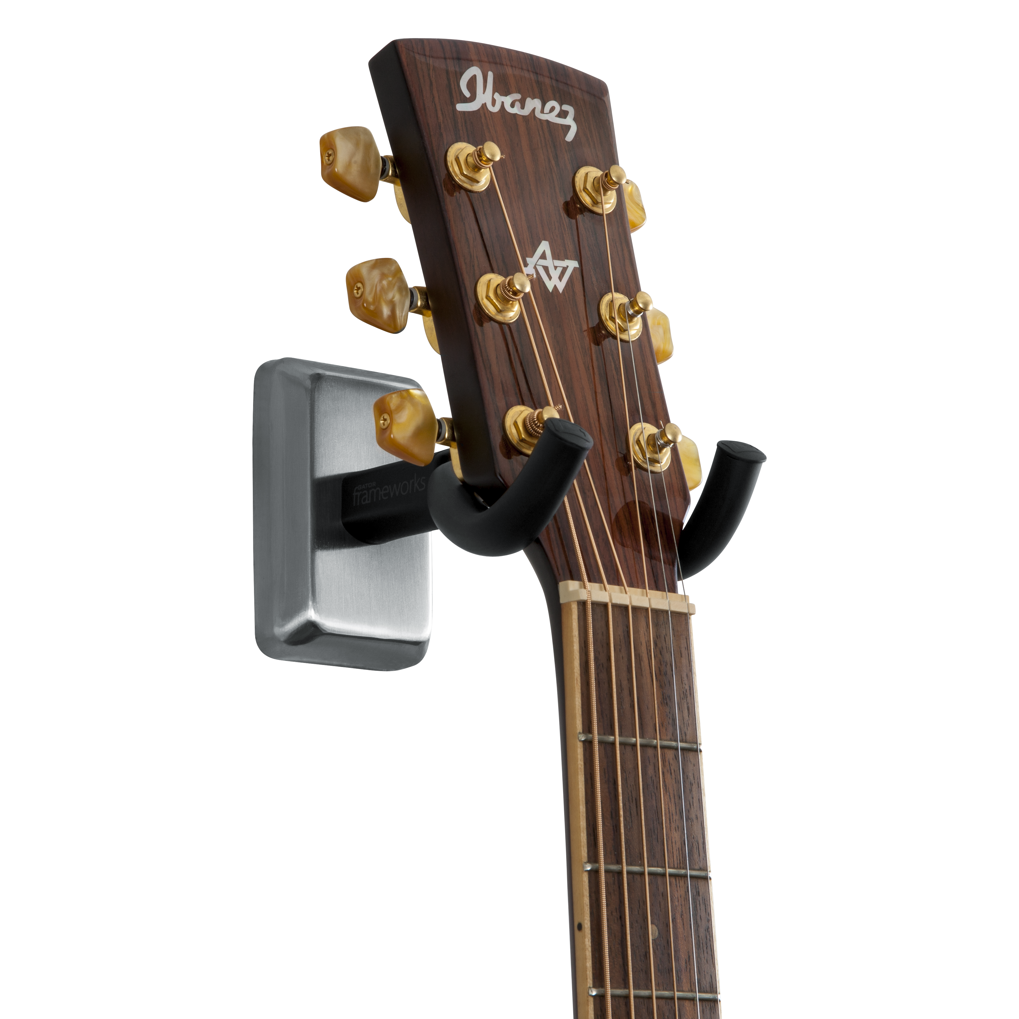 Chrome Wall Mount Guitar Hanger