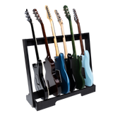 Wooden Guitar Rack for Up to 6 Guitars - BLK