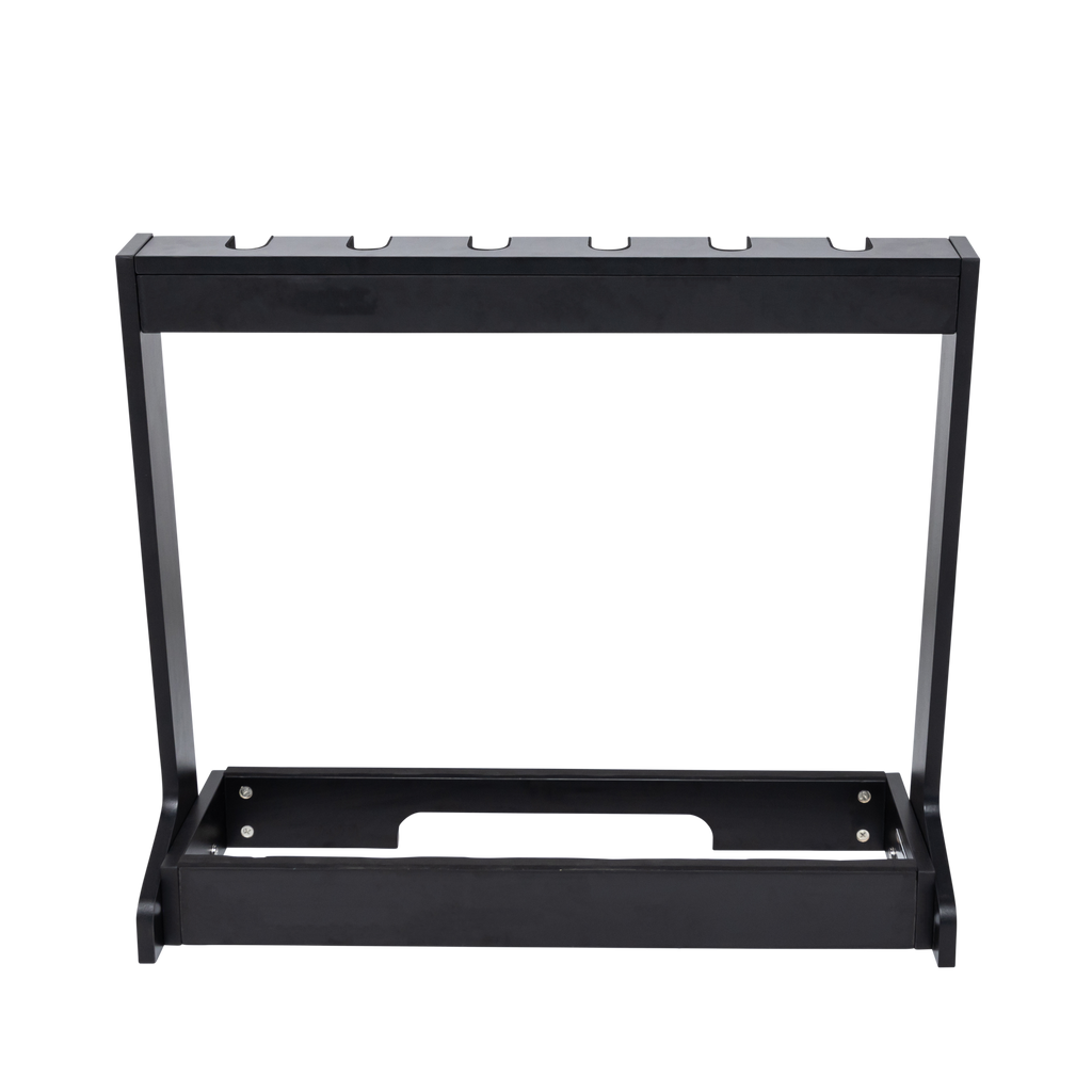 Wooden Guitar Rack for Up to 6 Guitars - BLK
