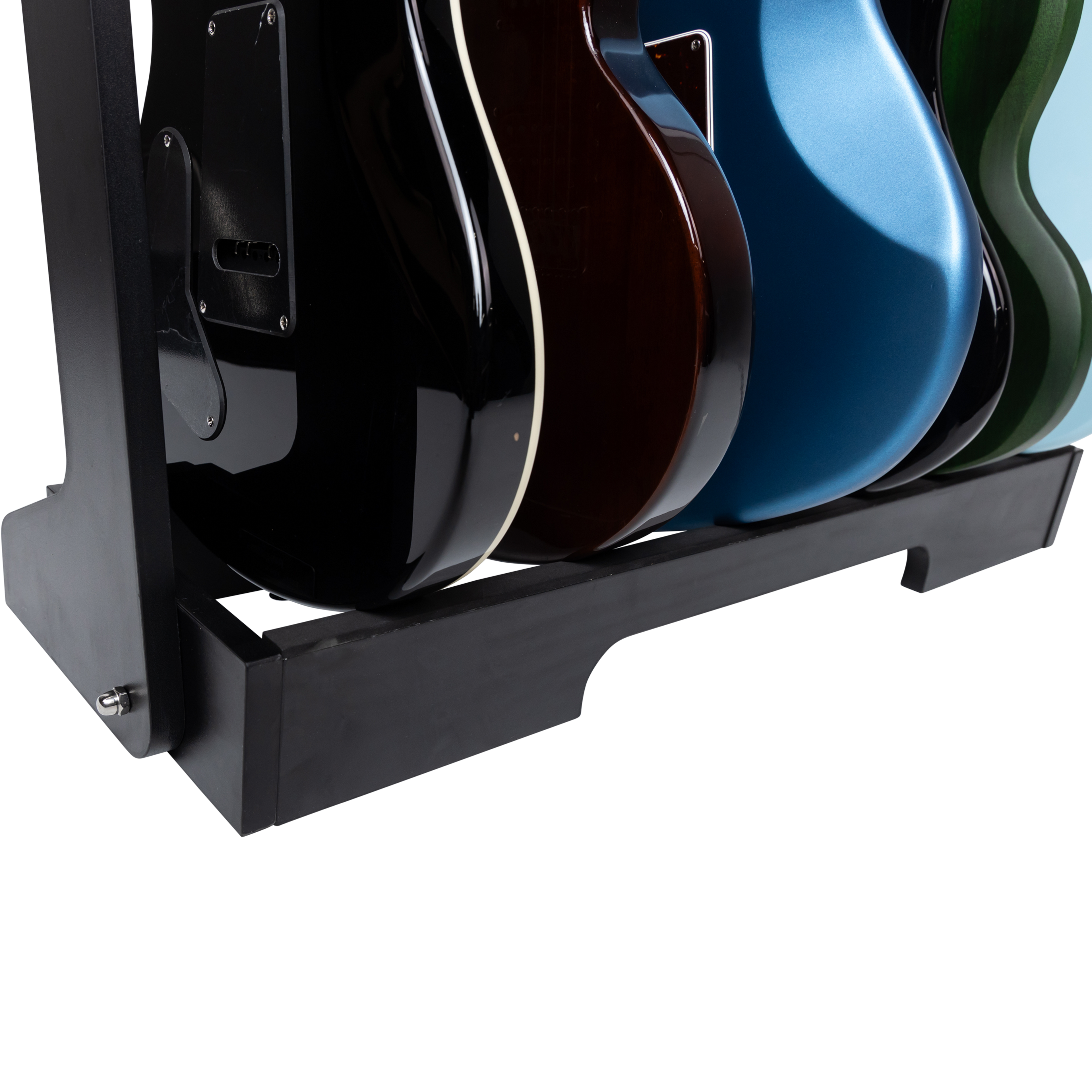 Wooden Guitar Rack for Up to 6 Guitars - BLK