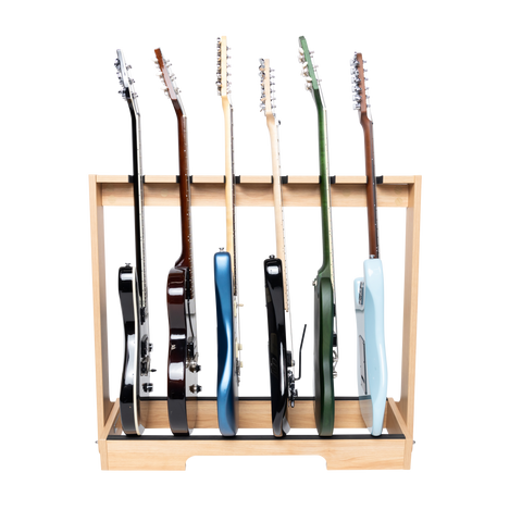 Wooden Guitar Rack for Up to 6 Guitars - MPL