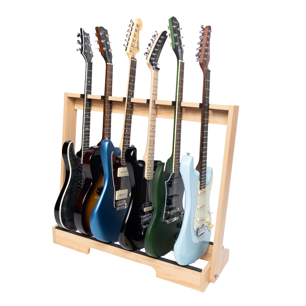 Wooden Guitar Rack for Up to 6 Guitars - MPL