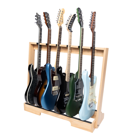 Wooden Guitar Rack for Up to 6 Guitars - MPL