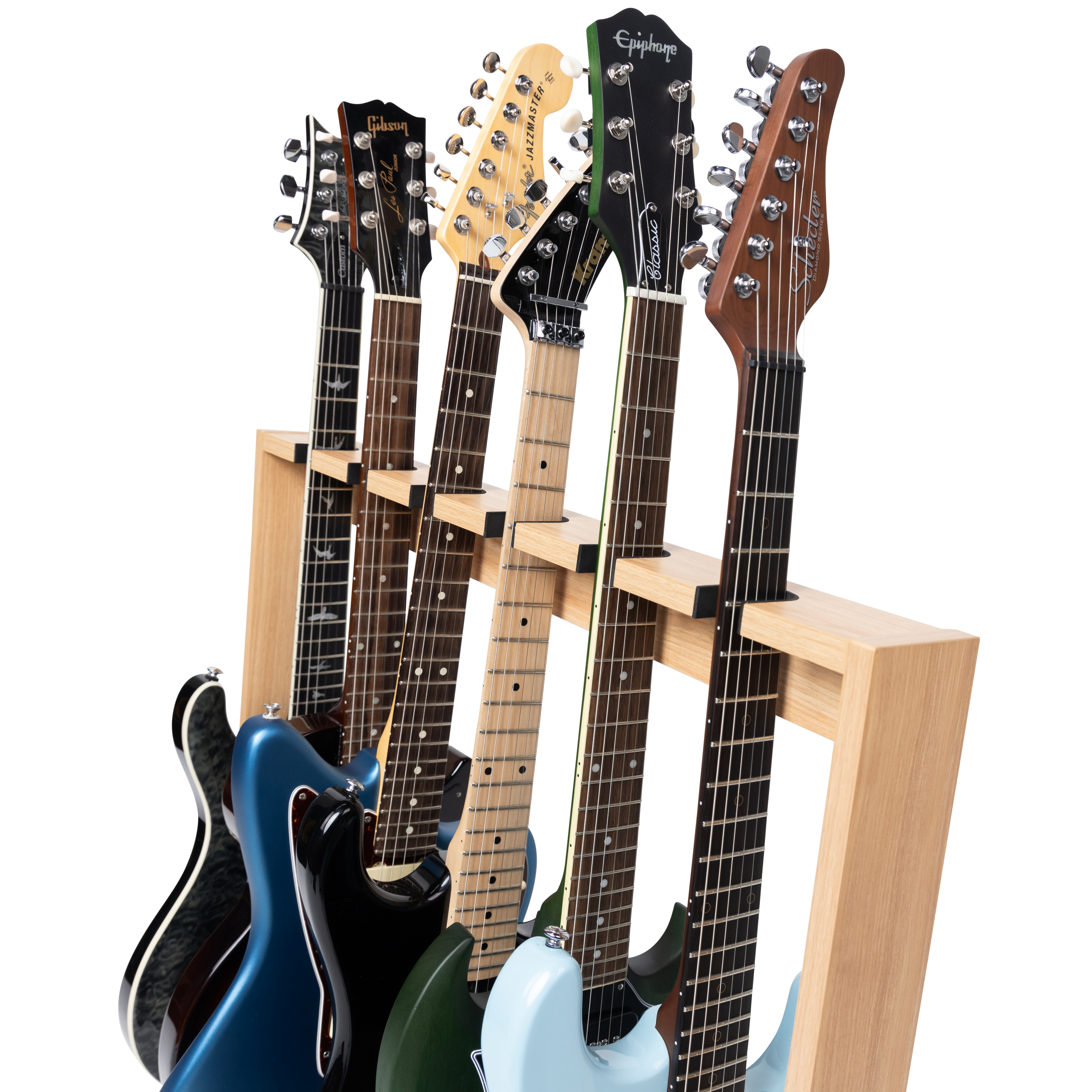 Wooden Guitar Rack for Up to 6 Guitars - MPL