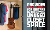 Closet Hanger Yoke For Guitars