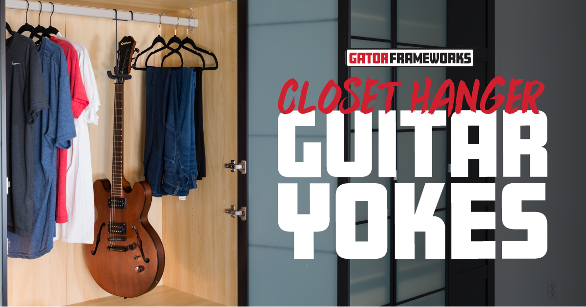 Closet Hanger Yoke For Guitars