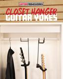 Closet Hanger Yoke For Guitars