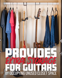 Closet Hanger Yoke For Guitars