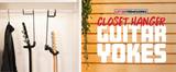 Closet Hanger Yoke For Guitars