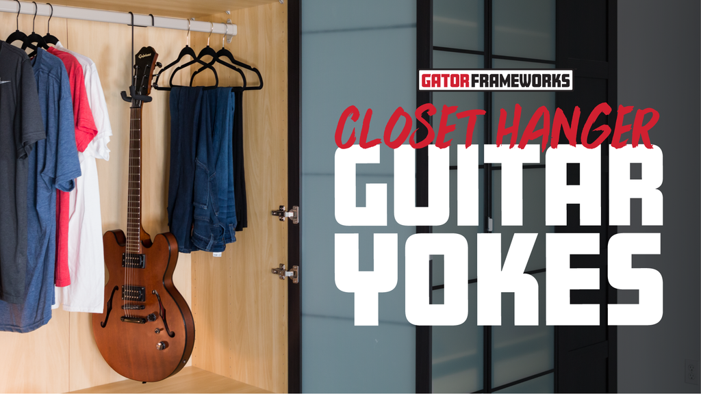 Closet Hanger Yoke For Guitars