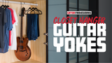 Closet Hanger Yoke For Guitars