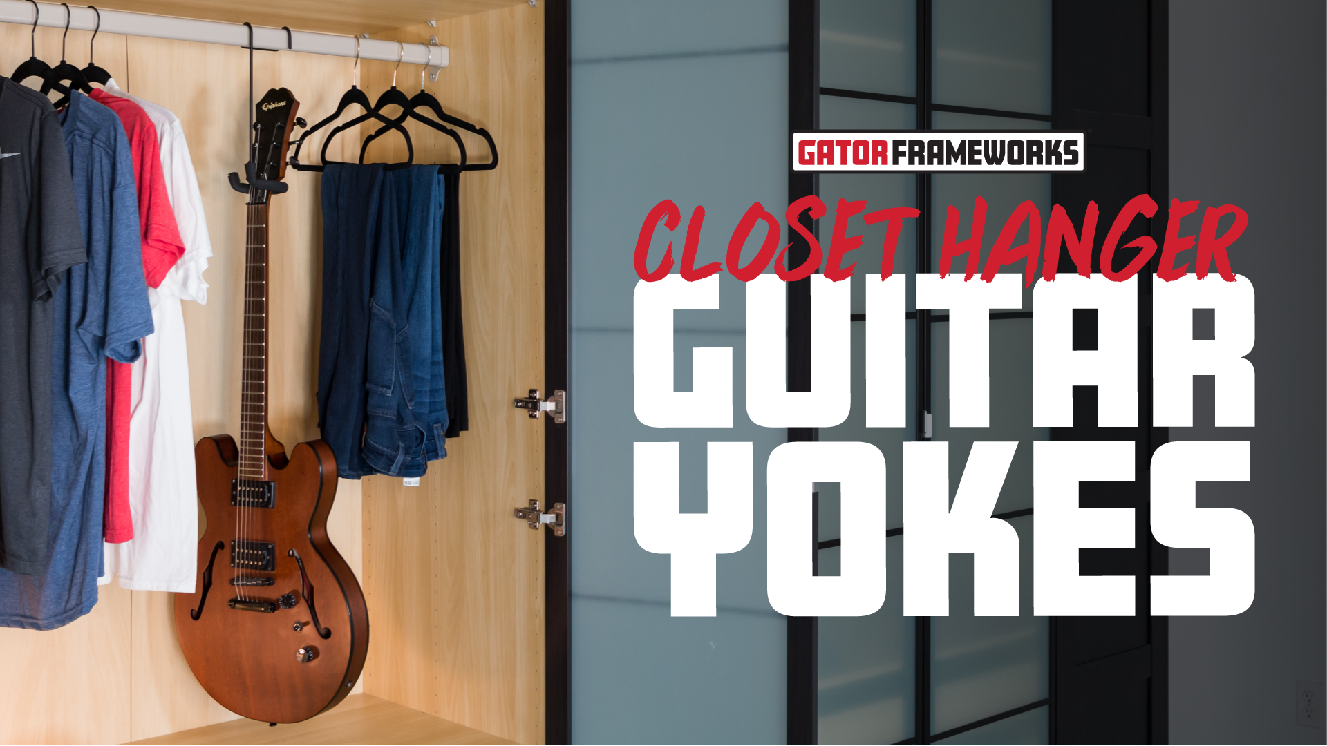Closet Hanger Yoke For Guitars