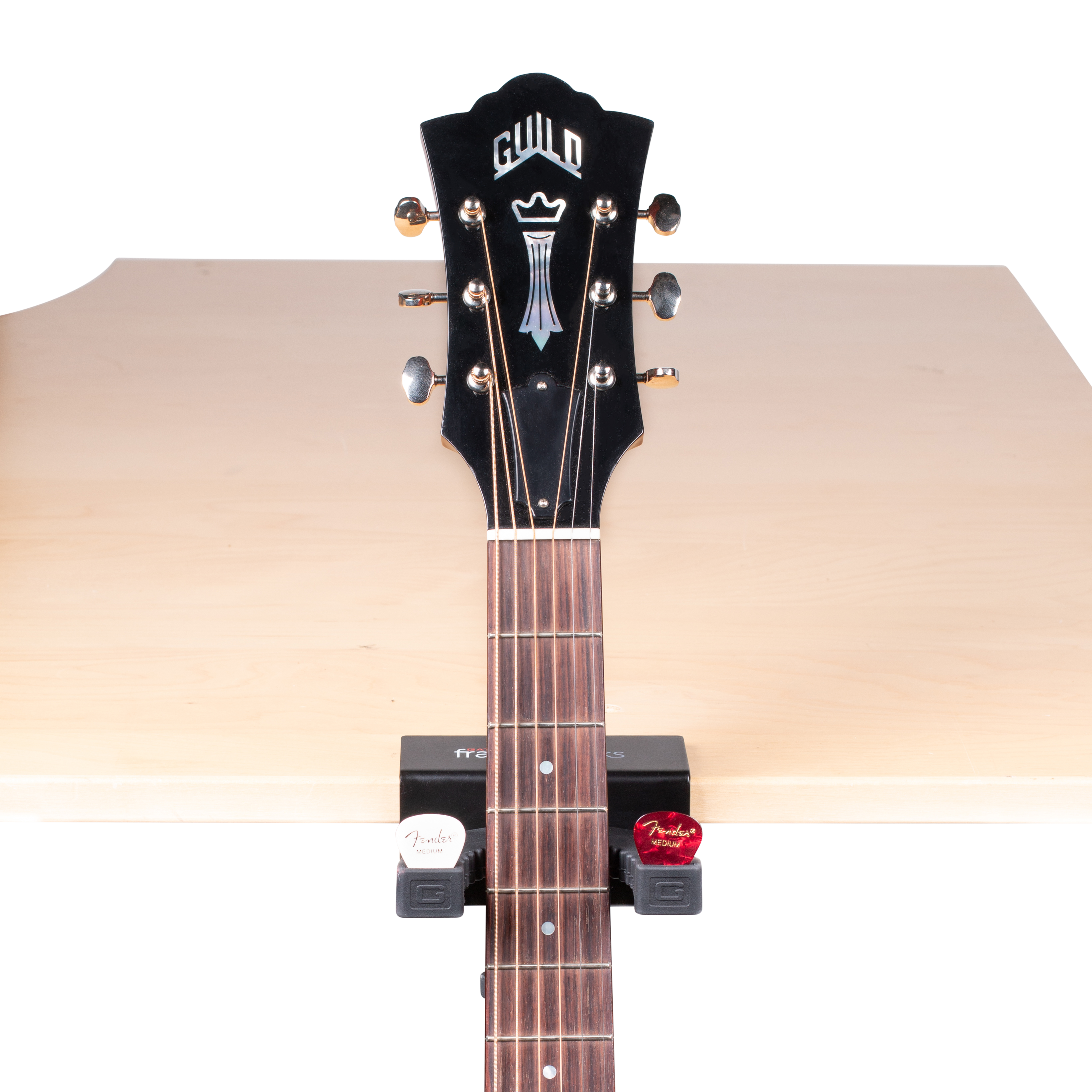 Desk Clamping Guitar Rest with Clamp Mount