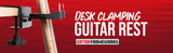 Desk Clamping Guitar Rest with Clamp Mount