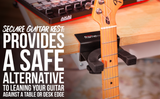 Desk Clamping Guitar Rest with Clamp Mount