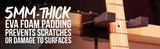 Desk Clamping Guitar Rest with Clamp Mount