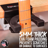 Desk Clamping Guitar Rest with Clamp Mount