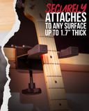Desk Clamping Guitar Rest with Clamp Mount