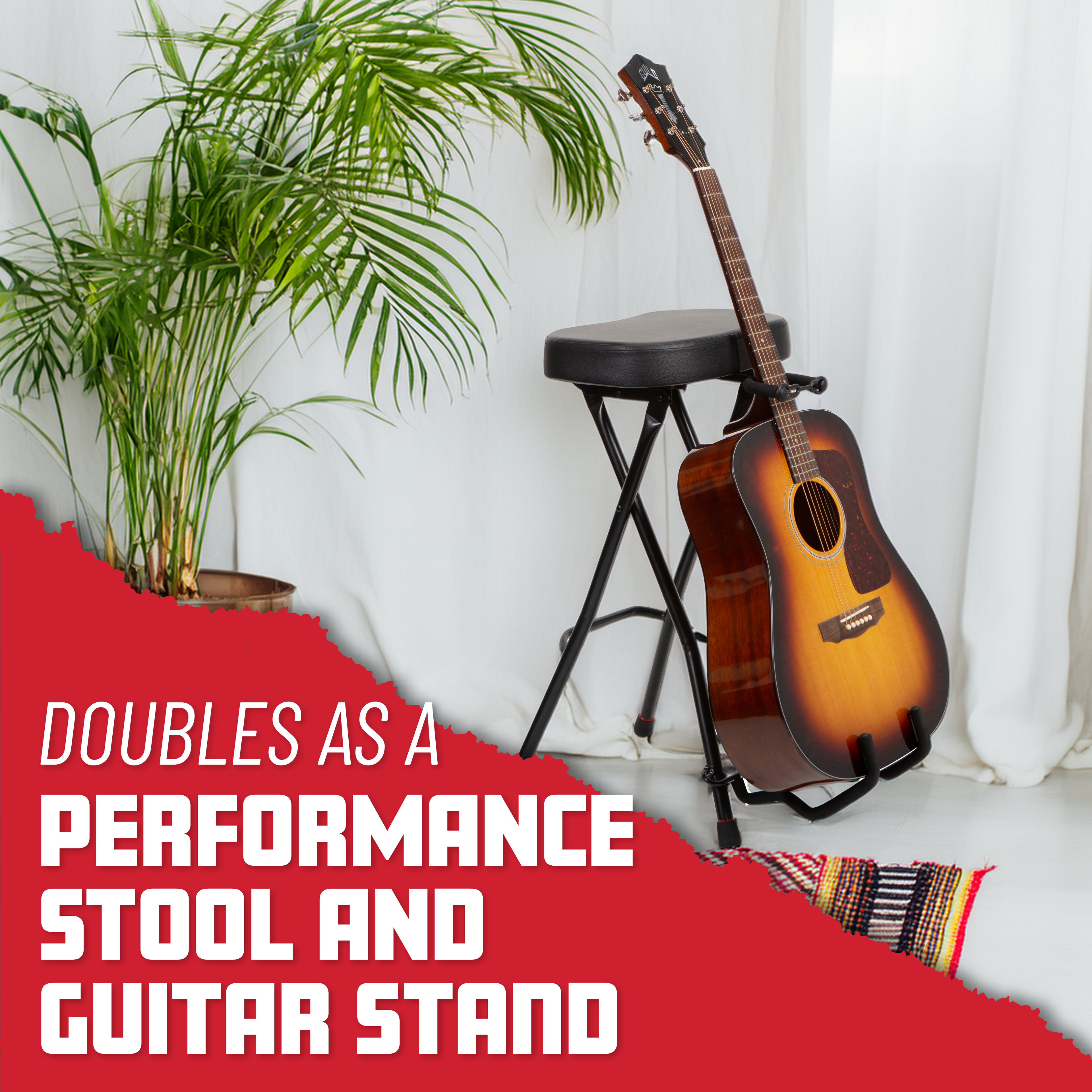 Guitar Stool W/ Stand