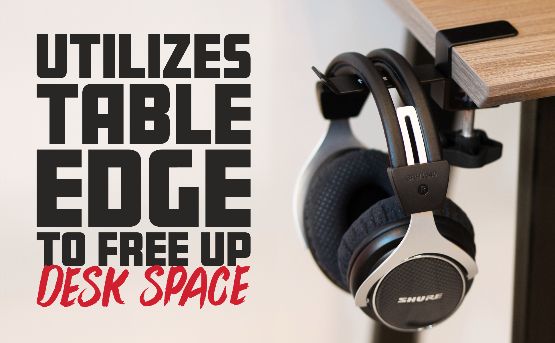 Headphone Hanger For Desks