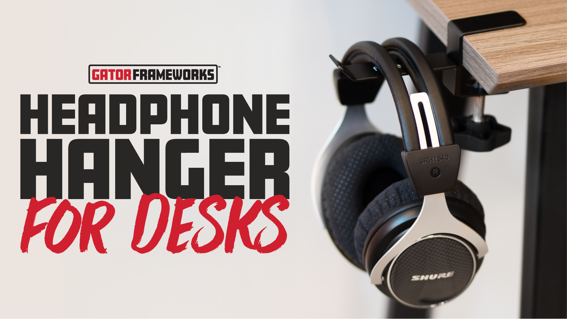 Headphone Hanger For Desks