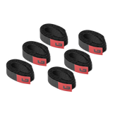 6-Pack of Cable Management Hook-and-Loop Wraps