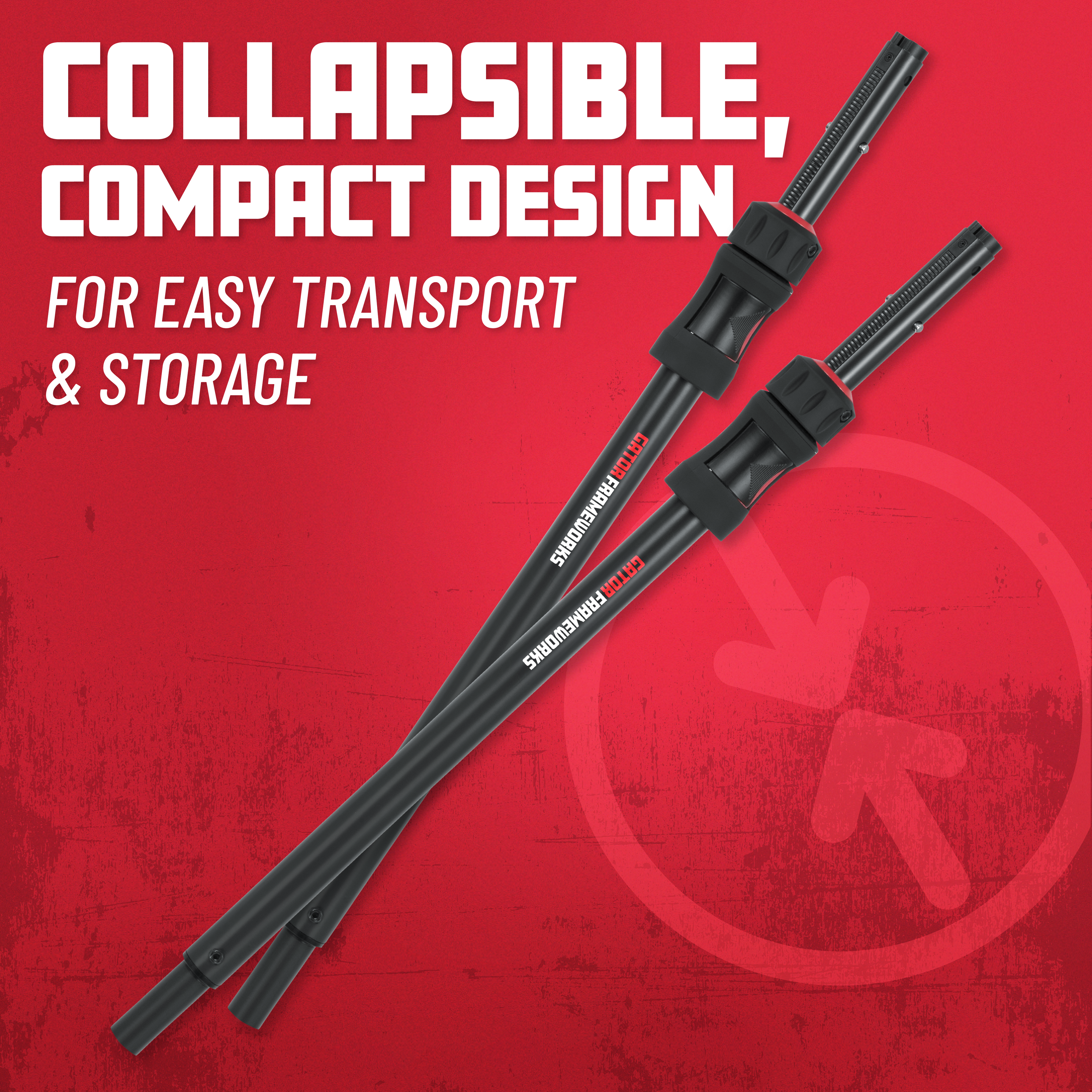 Pair of ID Sub Poles with Carry Bag