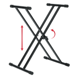 Deluxe "X" Style Keyboard Stand