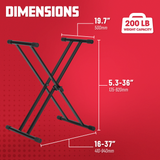 Deluxe "X" Style Keyboard Stand