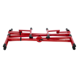 2 Tier X Style Keyboard Stand; Red