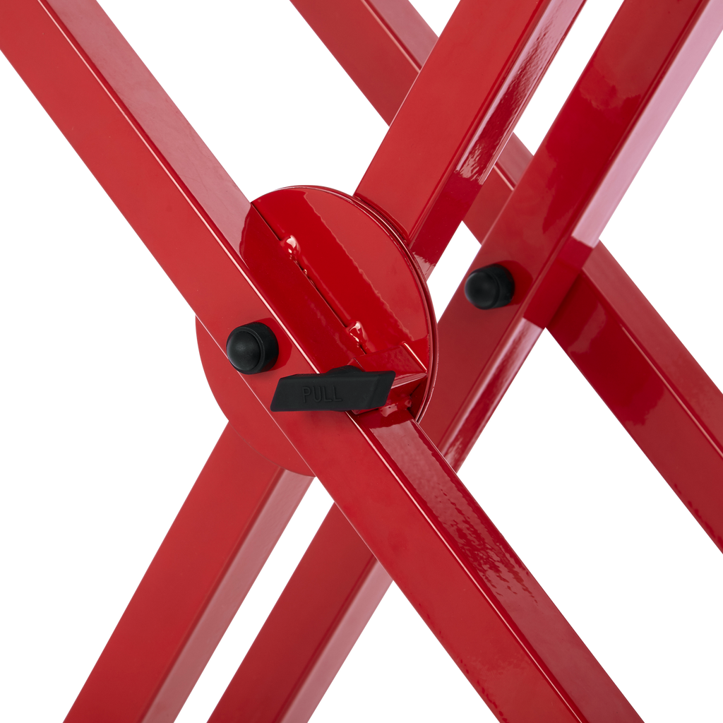 2 Tier X Style Keyboard Stand; Red
