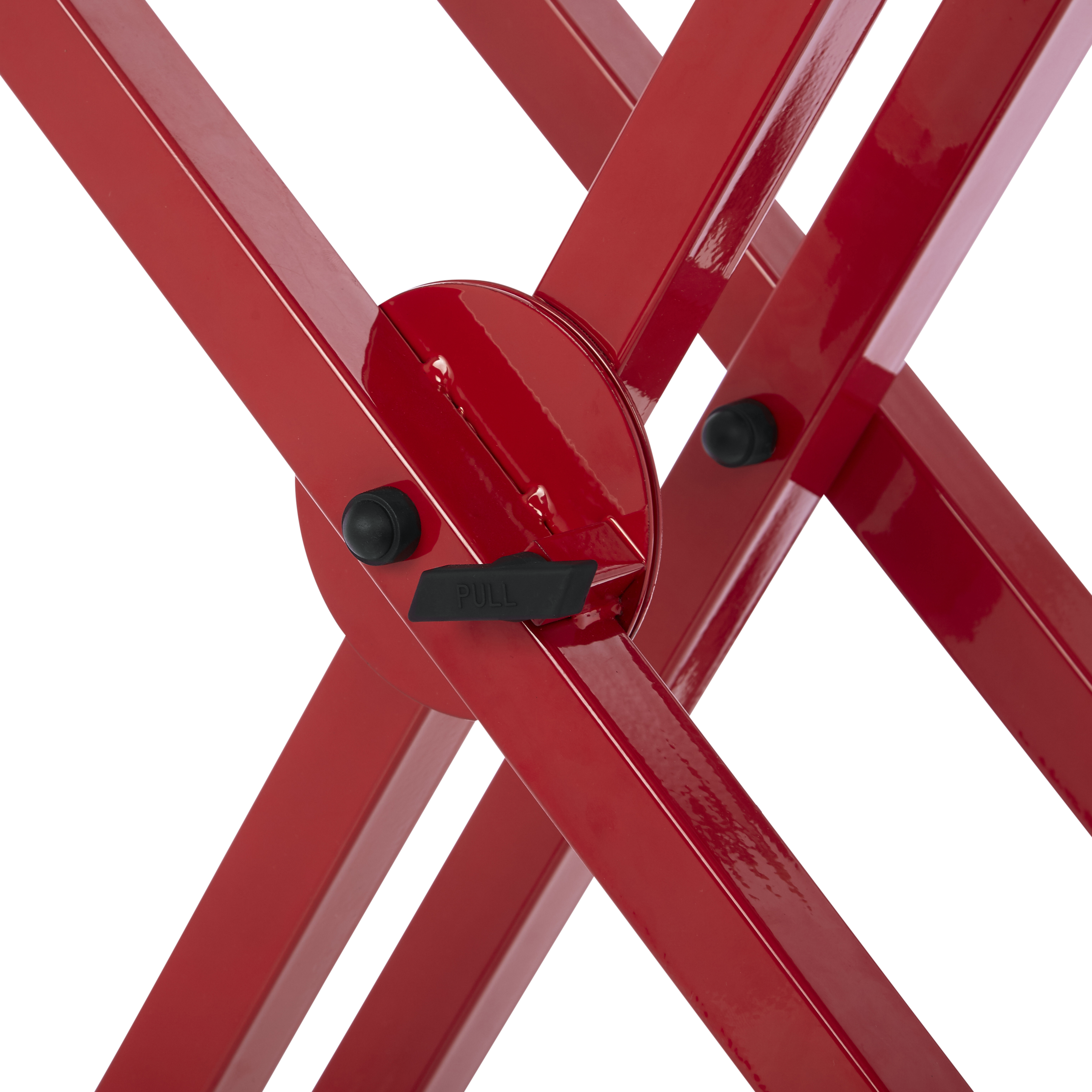 2 Tier X Style Keyboard Stand; Red