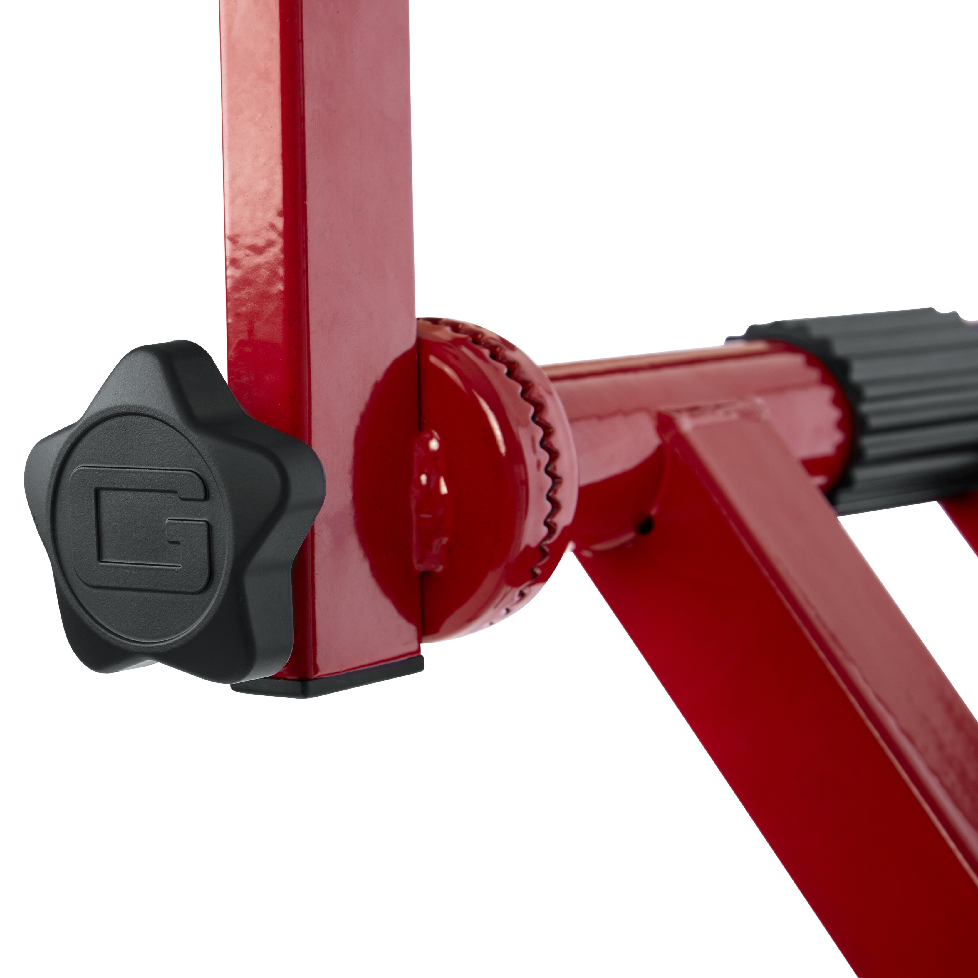 2 Tier X Style Keyboard Stand; Red