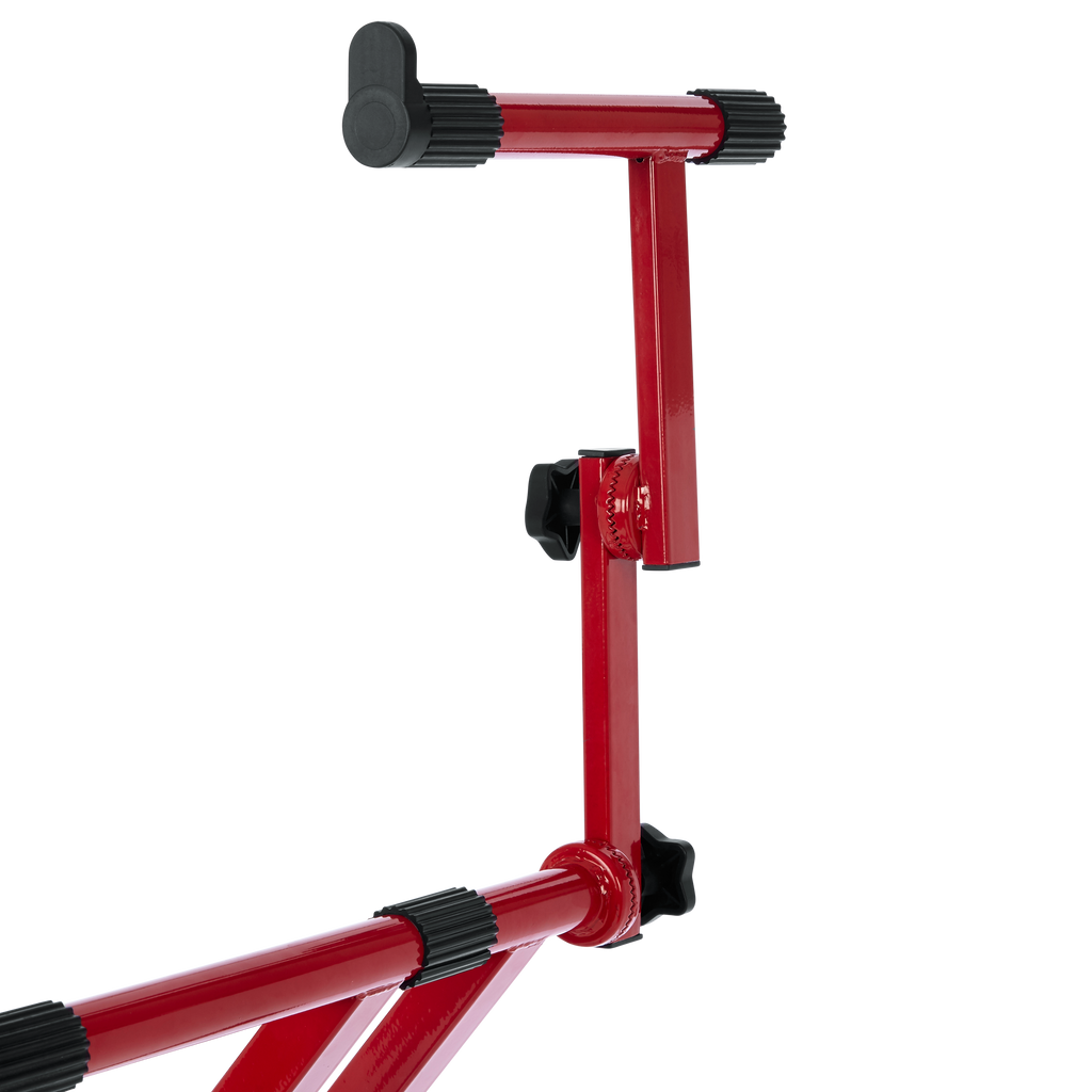 2 Tier X Style Keyboard Stand; Red