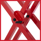 2 Tier X Style Keyboard Stand; Red