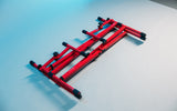 2 Tier X Style Keyboard Stand; Red