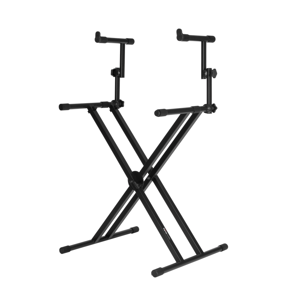 Deluxe 2 Tier "X" Style Keyboard Stand