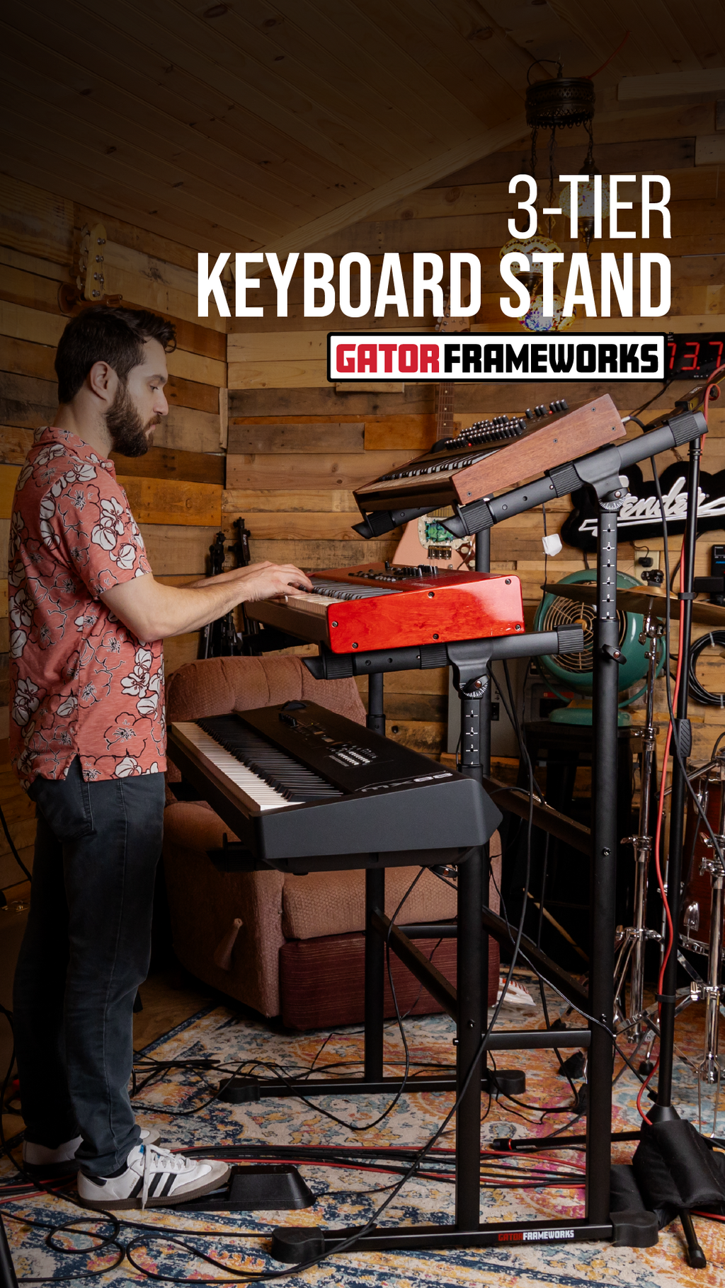 3-Tier Keyboard Stand