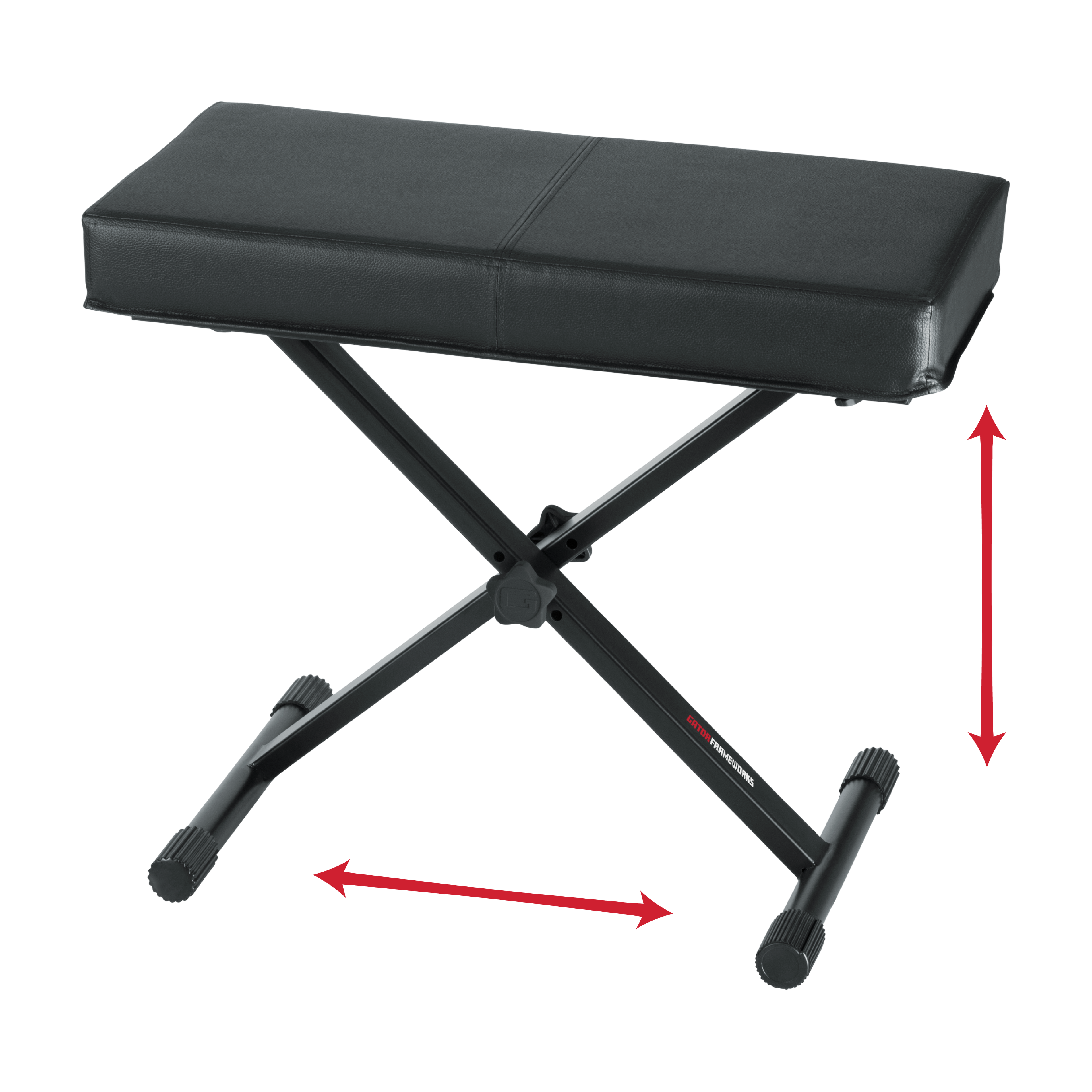 Standard Black Keyboard Bench