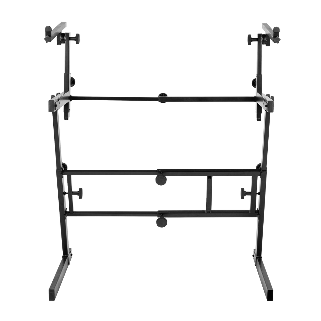 Adjustable Z-Style Keyboard Stand with 2nd Tier