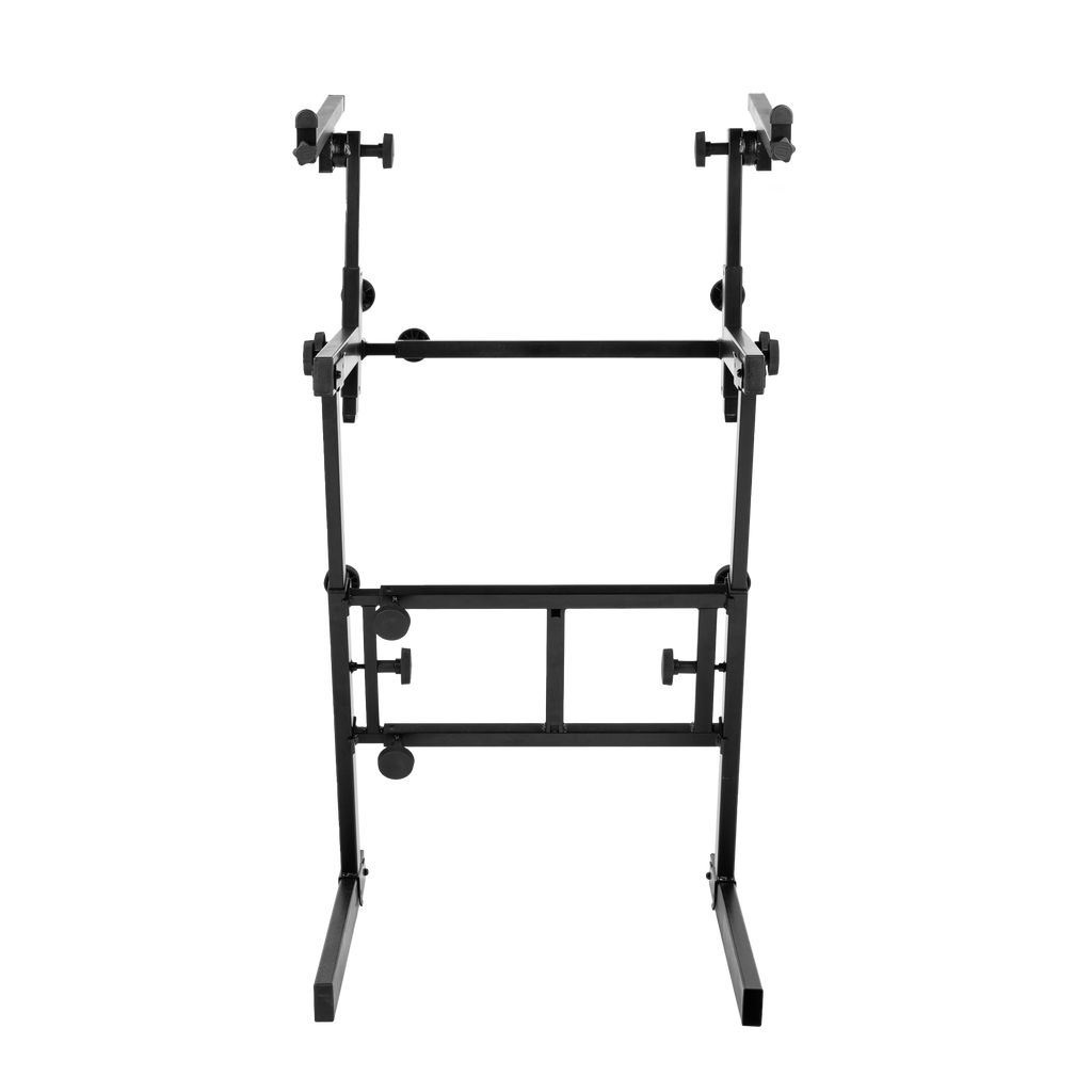 Adjustable Z-Style Keyboard Stand with 2nd Tier
