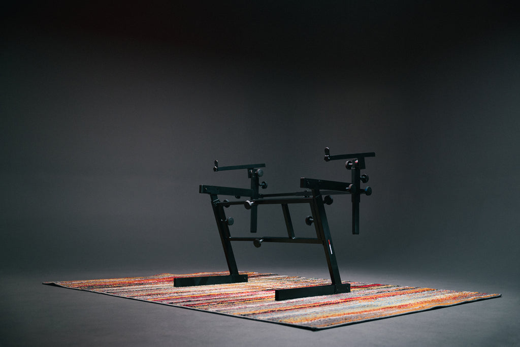 Adjustable Z-Style Keyboard Stand with 2nd Tier