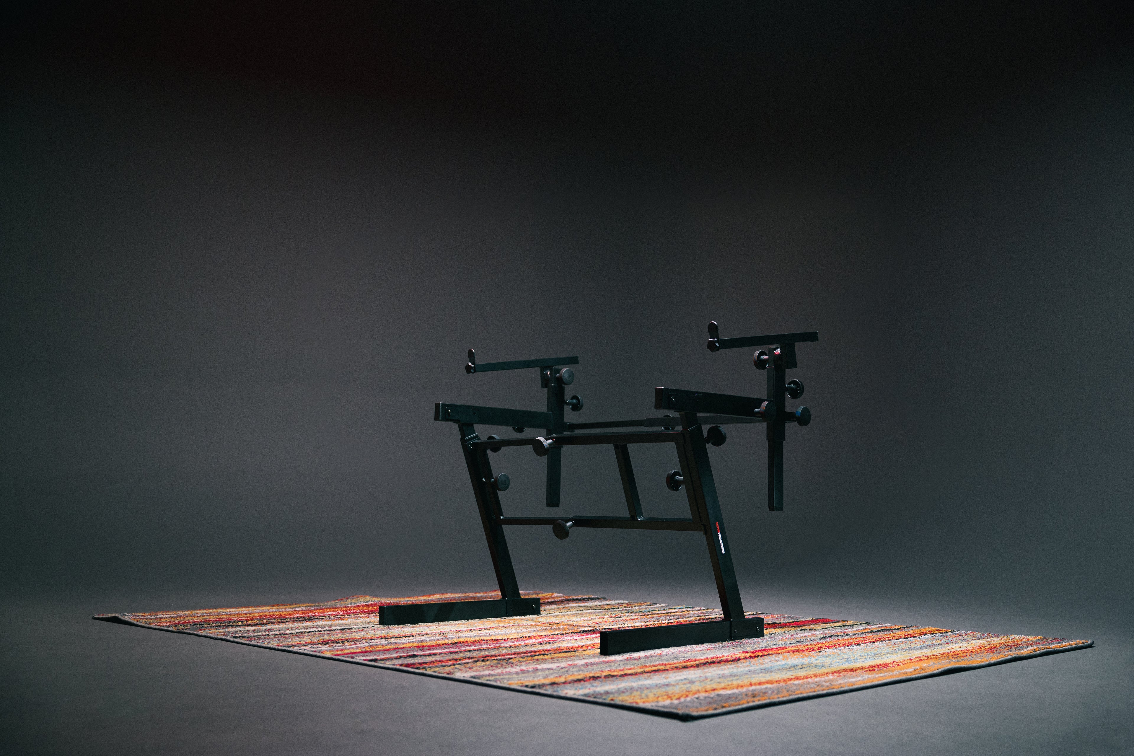 Adjustable Z-Style Keyboard Stand with 2nd Tier
