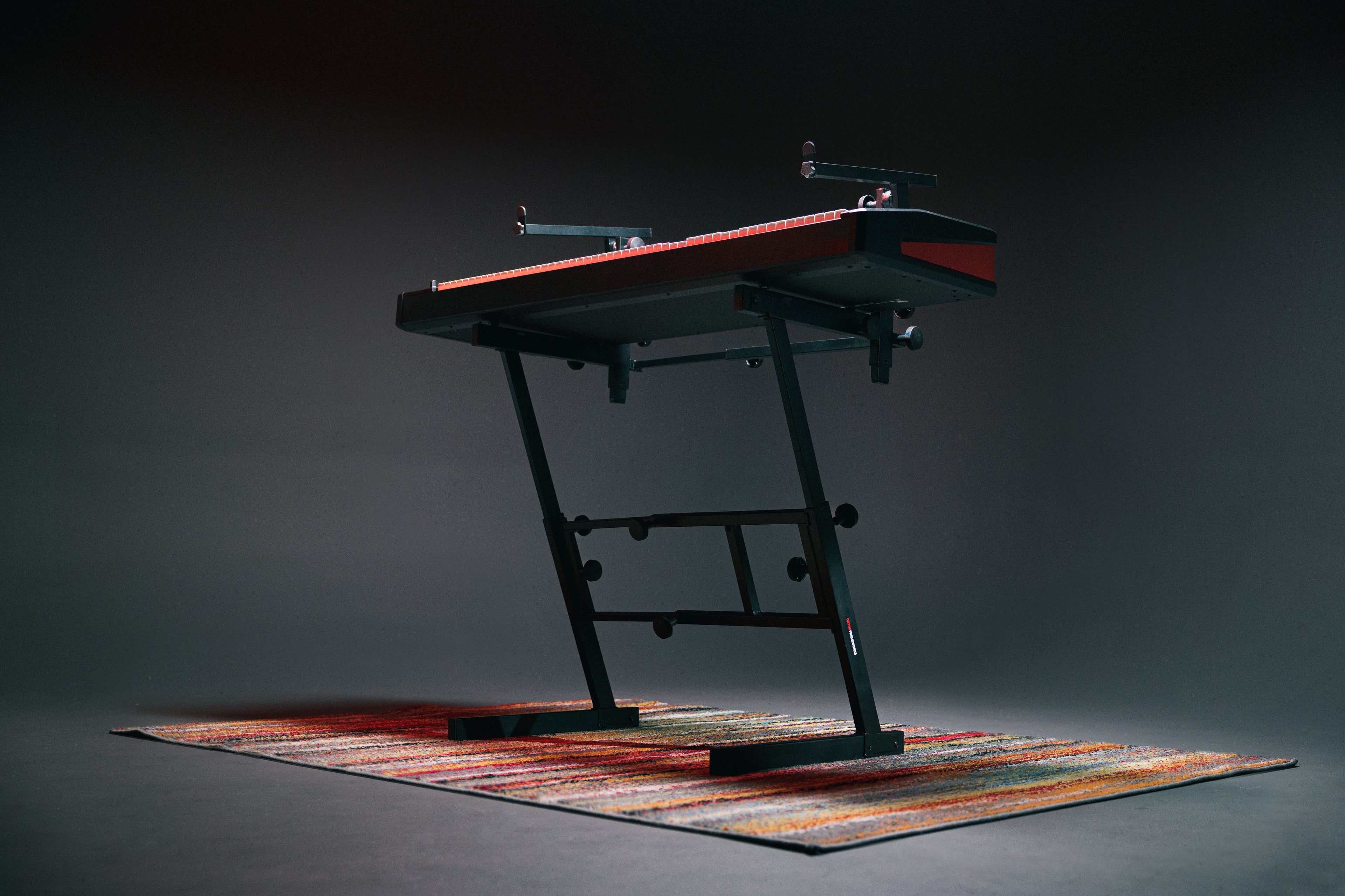 Adjustable Z-Style Keyboard Stand with 2nd Tier
