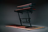 Adjustable Z-Style Keyboard Stand with 2nd Tier