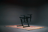 Adjustable Z-Style Keyboard Stand with 2nd Tier