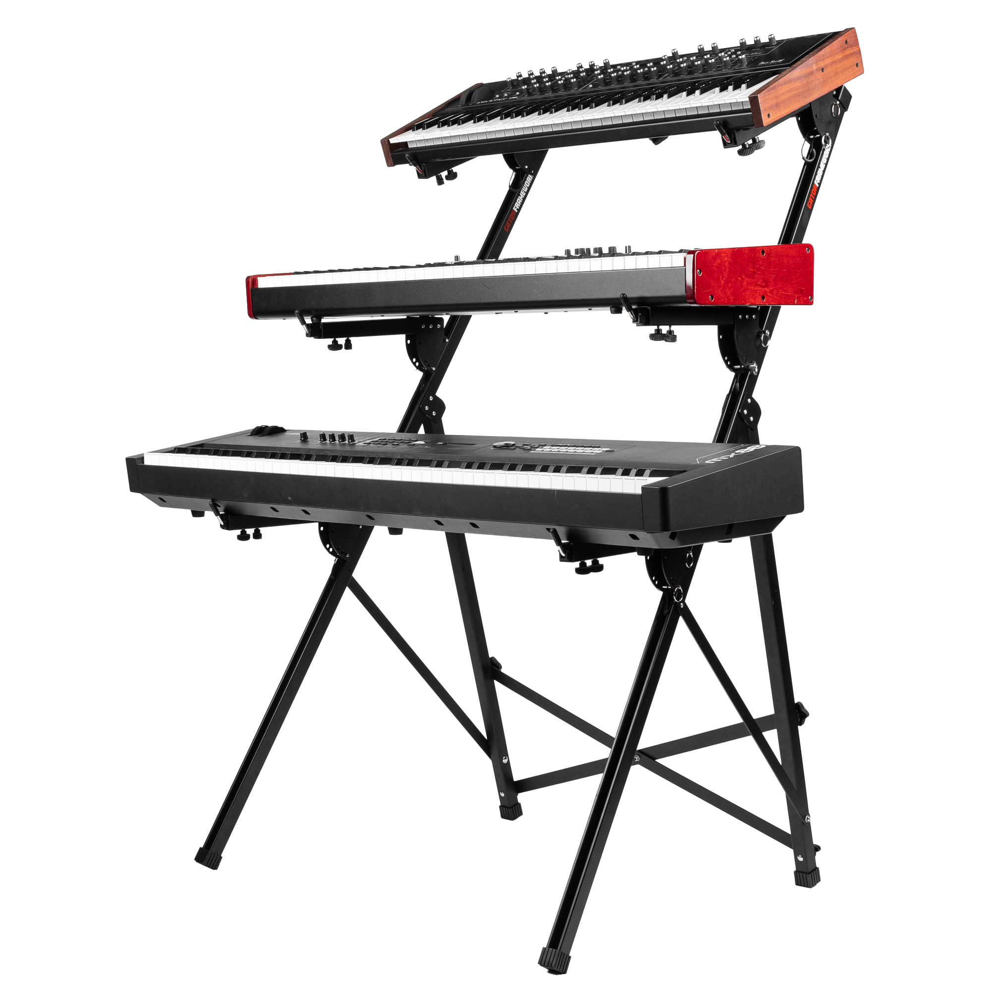 3-Tier A-Frame Keyboard Stand